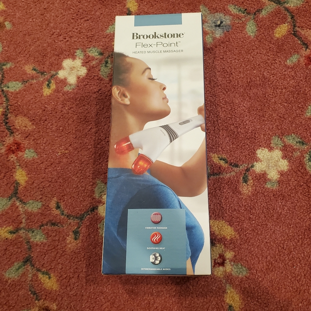 Brookstone Flex-Point Heated Muscle Massager